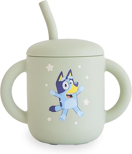 mushie 100% Silicone Training Cup & Straw for Toddlers | 6 Months+ (Soft Lilac) - Jamouz