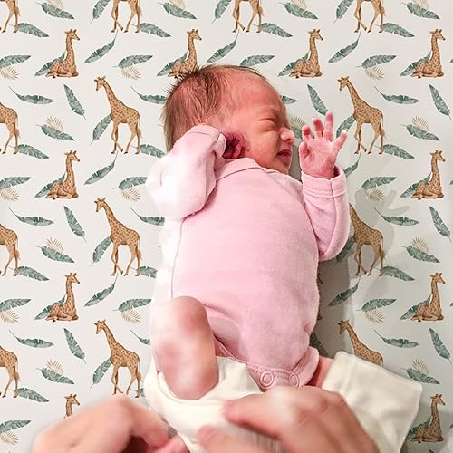 Stretchy Changing Pad Covers for Boys Girls,2 Pack Jersey Knit,Elephant & Whale - Jamouz