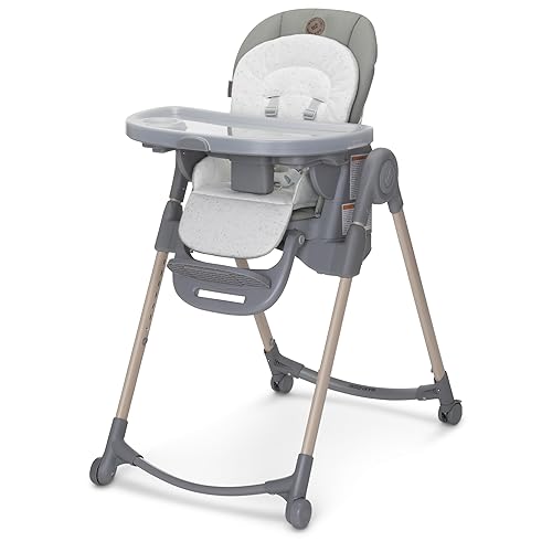 Maxi-Cosi Minla 6 in 1 High Chairs for Babies and Toddlers, Portable High Chair, Foldable Toddle and Baby High Chair, High Chair for Chair at Table, Classic Oat - Jamouz