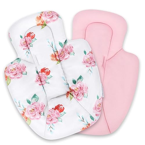Minne Baby Infant Insert, Cool Mesh Fabric Newborn Insert Compatible with 4Moms MamaRoo and RockaRoo Swing, Soft and Breathable with Head and Body Support - Jamouz