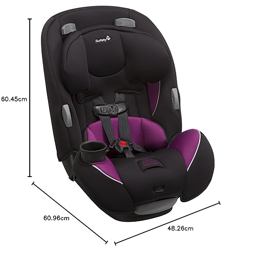 Safety 1st Continuum 3-in-1 Convertible Car Seat (Hollyhock) - Jamouz