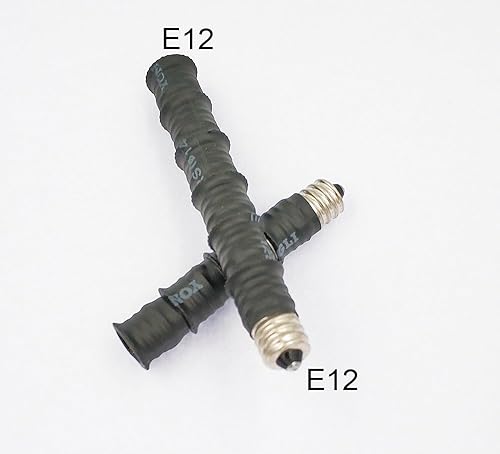 E-Simpo 10pcs E12 to E12 Candelabra Lamp Socket Adapter Extender,America Standard LED Chandelier Lamp Socket E12 to E12 Adapter (10pcs E12 to E12 Extender) - Jamouz