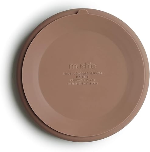 mushie Silicone Suction Plate | BPA-Free Non-Slip Design (Ivory) - Jamouz