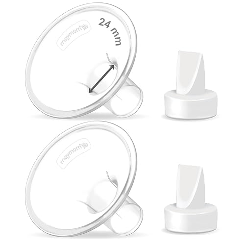 Maymom Pump Valve & MyFit 15mm Shield Compatible with Lansinoh Breast Pump Signature Pro/Smartpump/Manual Breast Pump. Replace Lansinoh Pump Valve. Not Original Lansinoh Pump Part - Jamouz