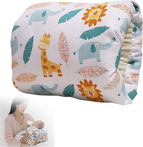 Cozy Cradle Pillow, Cozy Cradle Arm Pillow, Baby Nursing Pillow Head Support Pillow for Breastfeeding Bottle Feeding (Gray Pinstripes) - Jamouz