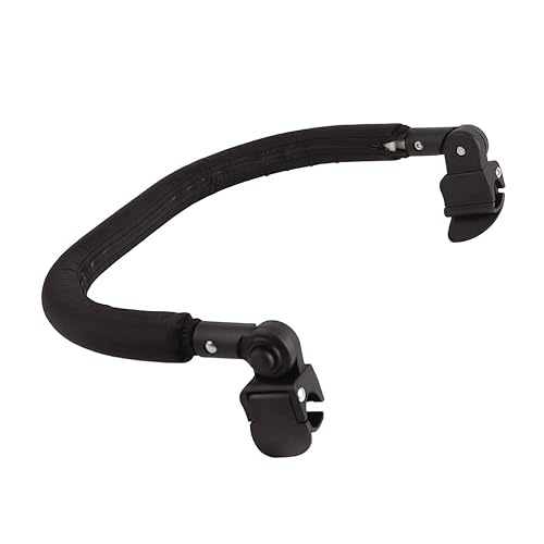 Universal Baby Stroller Guardrail Armrest Adjustable Baby Bumper Bar Stroller Accessories Adjustable Baby Bumper Bar (Black) - Jamouz