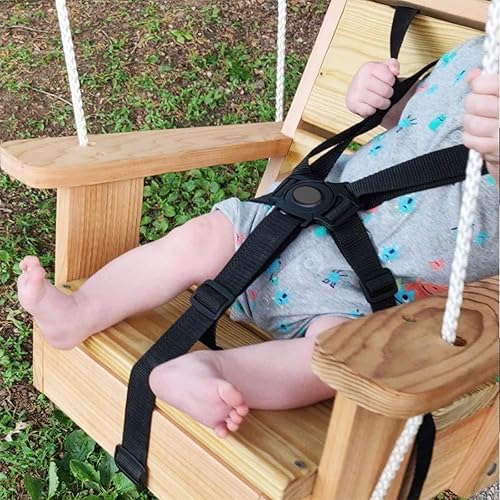 5 Point Harness Seat Belt Safety Strap Belt for Stroller Pushchair Pram Buggy Safe Protection, Adjustable High Chair Baby Harness Straps, Safety Harness Strap Belt - Jamouz