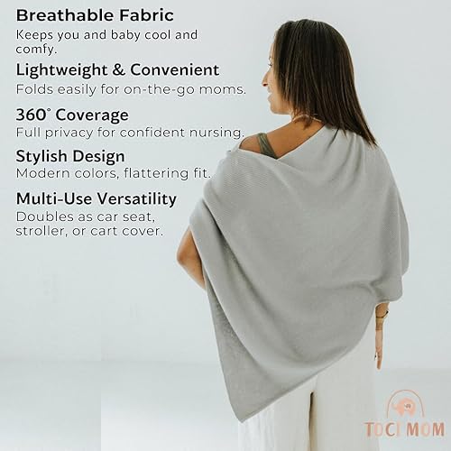 Nursing Cover – Soft, Breathable & Multi-Use | Full Coverage for Breastfeeding & Pumping | Lightweight & Stylish - Jamouz