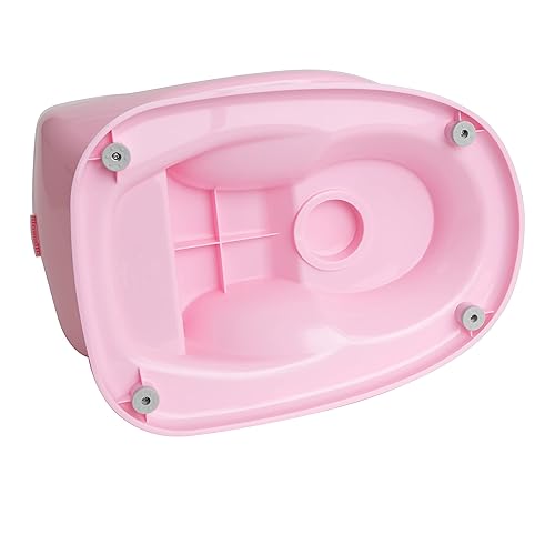 Nuby My Real Potty Training Toilet with Life-Like Flush Button and Sound - 18+ Months - White - Jamouz