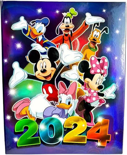 Mickey Mouse and Gang 2024 Photo Album 4'X 6' Holds 200 Photos. - Jamouz
