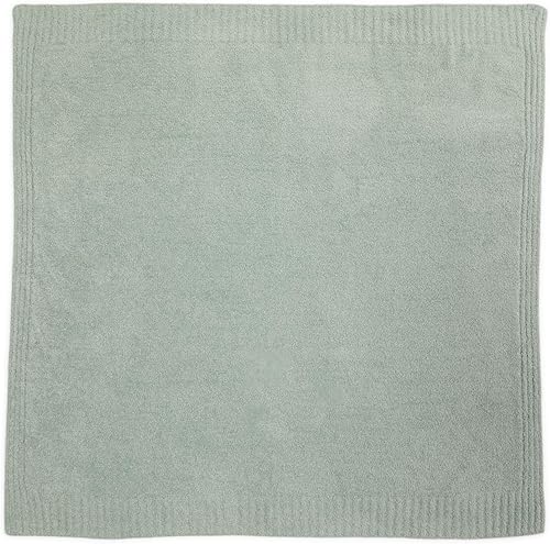 Barefoot Dreams CozyChic Lite Baby Receiving Blanket, Moonbeam, 30'x30' - Jamouz