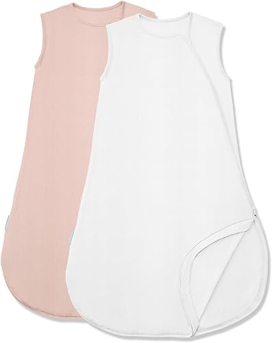 Supersoft Sleep Sack 0.5 TOG, Premium Bamboo Viscose Sleeping Bag Thin Baby Wearable Blanket 2-Way Zipper Sleep Sack - Jamouz