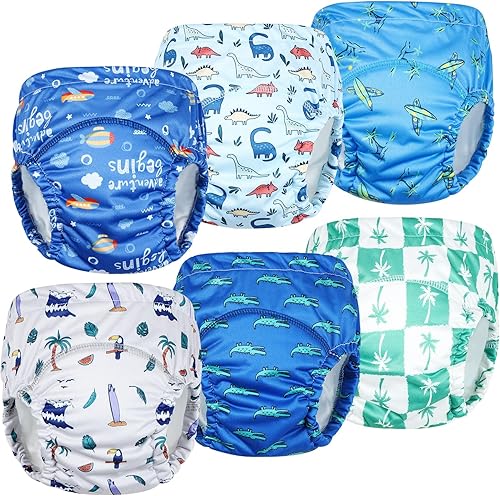 MooMoo Baby Plastic Training Underwear Leakproof Rubber Pants for Potty Training for Boys and Girls - Jamouz