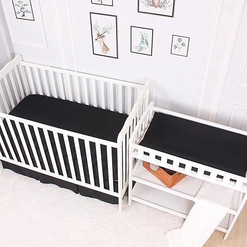 CaSaJa Navy Diaper Changing Pad Cover with Strap Holes Set of 3, Snug Fit 4-Sided Contoured Changing Table Pad 16x31 16x32, Fitted Change Pad Sheet for Baby Boy, 100% Silky Soft Microfiber - Jamouz