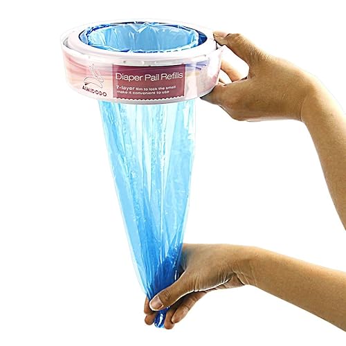 4-Pack Diaper Pail Refills Compatible with Genie and Munchkin Diaper Pails Refills - Jamouz