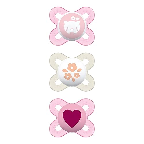 MAM Original Start Matte Newborn Baby Pacifier, Best Pacifier for Breastfed Babies, Boy, 0-3 Months (Pack of 4) - Jamouz