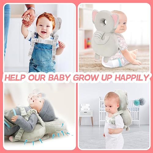 Baby Head Protector Backpack: Alarm Function,Adjustable and Ultra-Light(Bee) - Jamouz