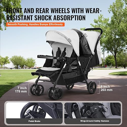 VEVOR Double Stroller - Jamouz
