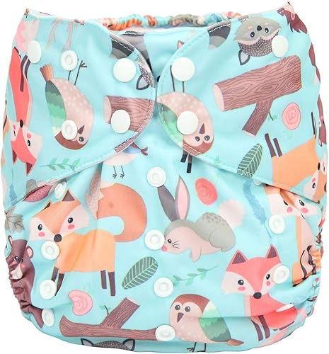 2 to 7 Years Old Junior Big Cloth Diaper Pocket Reusable Baby Kids Toddler (Be Brave) - Jamouz