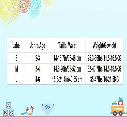 Baby Potty Training Underwear, Cotton Toddler Training Pants for Boys and Girls 2-3 T, 10 Pack, S, Red - Jamouz