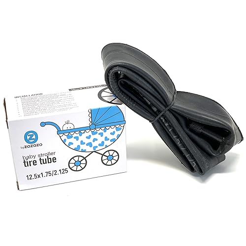 Graco Stroller Tire Tube Replacement - [Rear Wheels] 16'x1.75' Inner Tube for Graco Jogging Strollers - Wayfinder, Alterrain, Revolution Flex/Pro/SE, Strides, Ironman & All Duallie Joggers - Jamouz