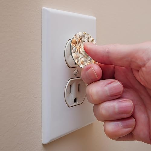 12 PCS Baby Child Proofing Outlet Covers, Electrical Safety Socket Protection Caps for 2-Prong Power Wall Plate Pure Black, czbhg-001 - Jamouz