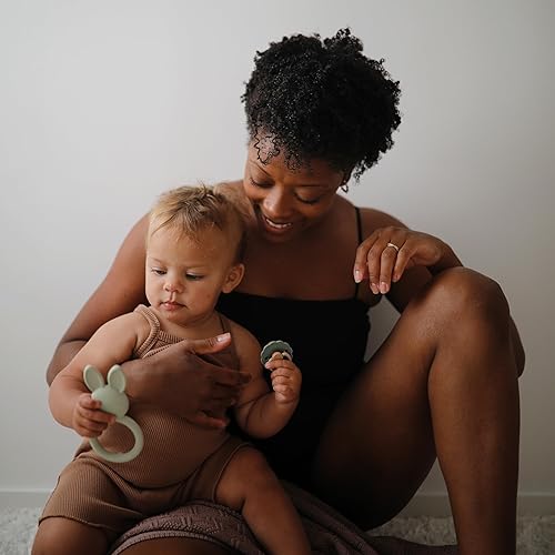 mushie Silicone Baby Teether Toy | Pretzel - Jamouz