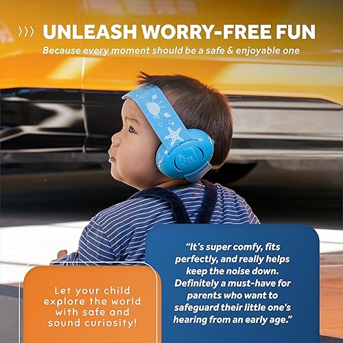 Schallwerk ® Mini+ Baby Ear Muffs – Noise Protection for Babies, Infants, Toddlers – CE & ANSI Certified Headphones - Jamouz