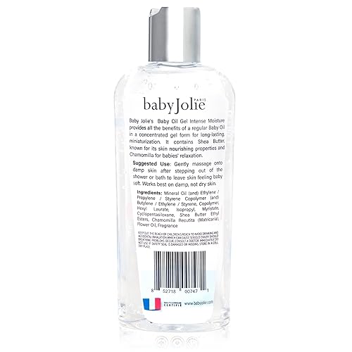 Baby Jolie Relaxing Baby Oil Gel with Shea Butter & Camomile Intensive Moisture 8Oz - Jamouz
