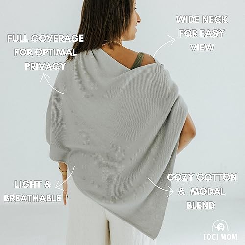 Nursing Cover – Soft, Breathable & Multi-Use | Full Coverage for Breastfeeding & Pumping | Lightweight & Stylish - Jamouz