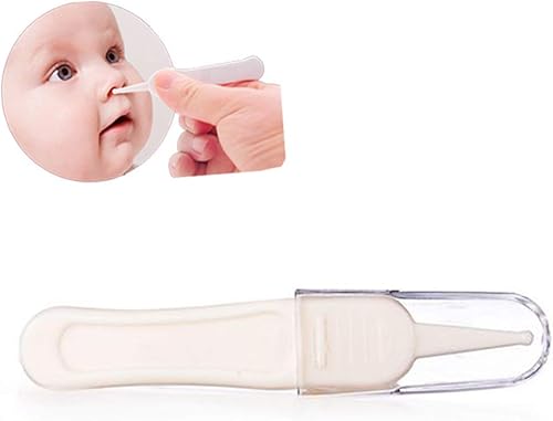 This booger cleaner for baby not only used for babys nostrils, but also for cleaning earwax, navel and eye Portable tweezers can be carried anywhere, very useful for a moment in your childrens life. - Jamouz