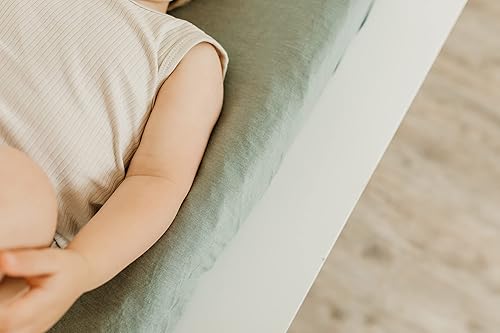 Copper Pearl Premium Knit Changing Pad Cover Soft, Stylish, and Universal Fit for All Standard Diaper Changing Pads, Trendy Design Changing Pad Covers, Briar - Jamouz