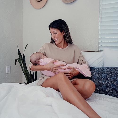 Comfy Cubs Swaddle Blanket Baby Girl Boy Easy Zipper Wrap 2 Pack Newborn Infant Sleep Sack (Small 0-3 Months, Blush, Mauve) - Jamouz