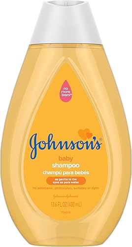 Johnson's Baby Tear Free Shampoo, No Parabens/Phthalates/Sulfates/Dyes, Fresh, 13.6 Fl Oz - Jamouz