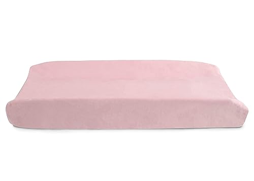 Delta Children Contoured Changing Pad with Plush Cover, Grey - Jamouz