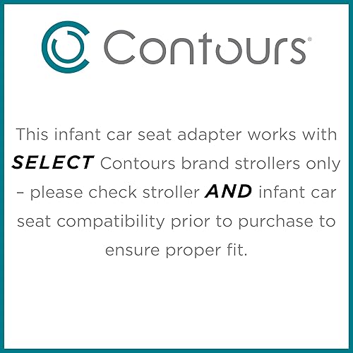 Contours Baby Infant Car Seat Adapter for Contours Strollers, Fits Chicco Infant Car Seats into Select Contours Baby Strollers (Not Compatible with Other Stroller Brands) - Jamouz