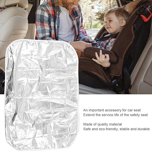 Heat Insulation Block Car Seat Sun Shade Cover, Car Seat Cooler Keep Your Baby's Carseat at a Cooler Temperature, Spunlace PET aluminized Film, Suitable for Most Car Seats - Jamouz