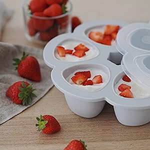 beaba silicone food tray baby food storage container freezer tray babycook baby food maker puree