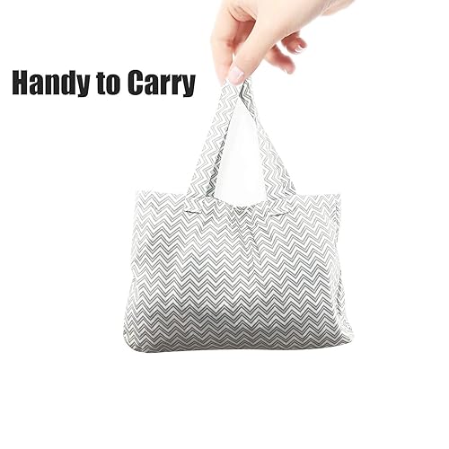 Portable 2-in-1 Grocery Cart Seat Cover and Baby Highchair Cover (Gray Chevron) - Jamouz