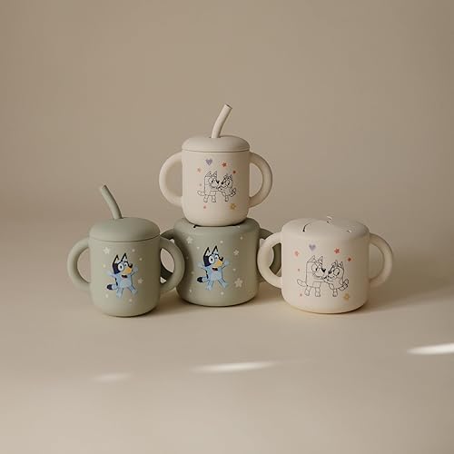 mushie 100% Silicone Training Cup & Straw for Toddlers | 6 Months+ (Soft Lilac) - Jamouz