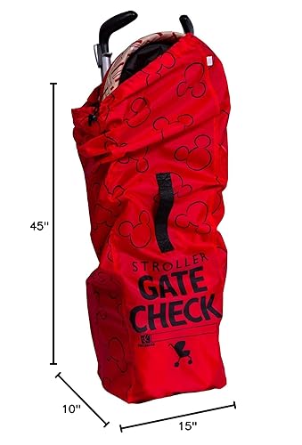 J L Childress Stroller Gate Check Bag - Red - Jamouz