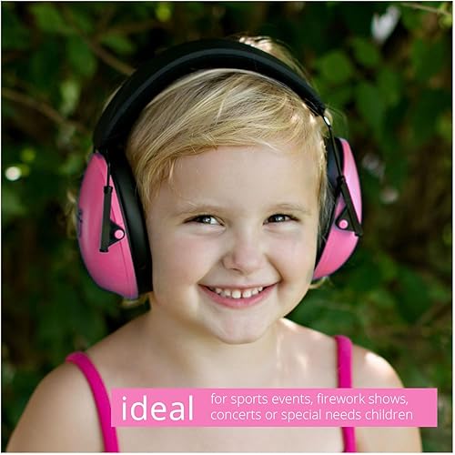 Noise Cancelling Headphones for Kids, Adjustable Baby Ear Protection Earmuffs with Ergonomic Design - Jamouz