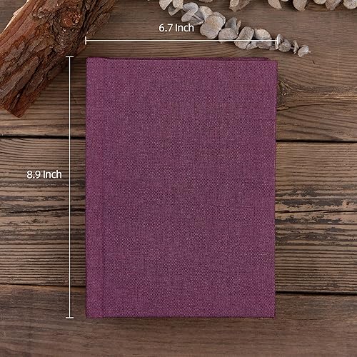 Small 4x6 Photo Album with Writing Space Holds 30 Photos Ideal for Wedding Theme-Album and Baby Photo Album (Beige) - Jamouz