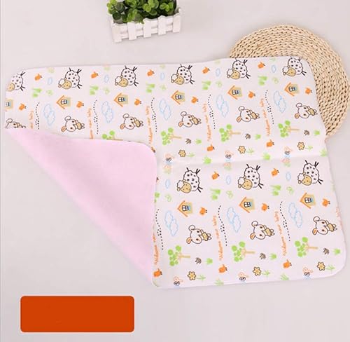 4pcs Pack Monvecle Baby Infant Cotton Waterproof Changing Pads Washable Resuable Diapers Liners Mats Small 18'x12' - Jamouz