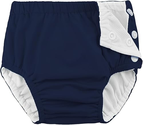 Baby Newborn Reusable Swim Diapers Washable Toddler Swim Diaper Unisex Infant Swimming Diapers Hot Pink, 6-18 Months - Jamouz