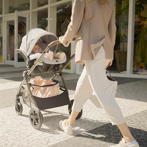 Maxi-Cosi Zelia™ Luxe 5-in-1 Modular - Baby Travel System Car Seat and Stroller, Infant Car Seat and Stroller Combo, Baby Car Seat and Stroller Combo in New Hope Tan - Jamouz