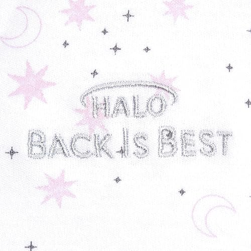 HALO 100% Cotton Sleepsack Swaddle, 3-Way Adjustable Wearable Blanket, TOG 1.5, Baby Blue, Newborn, 0-3 Months - Jamouz