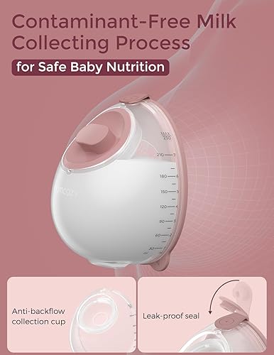 Momcozy Breast Pump V1 Pro Hospital-Grade, Upgraded Electric Pump with 3 Fine-Tuned Rhythms, Hands-Free & Portable Wearable Pump, 3 Modes|15 Levels, Come with Leak-Proof DoubleFit Flange - Jamouz