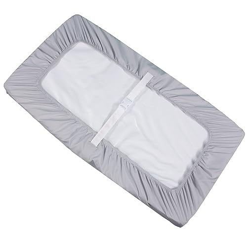 CaSaJa Navy Diaper Changing Pad Cover with Strap Holes Set of 3, Snug Fit 4-Sided Contoured Changing Table Pad 16x31 16x32, Fitted Change Pad Sheet for Baby Boy, 100% Silky Soft Microfiber - Jamouz