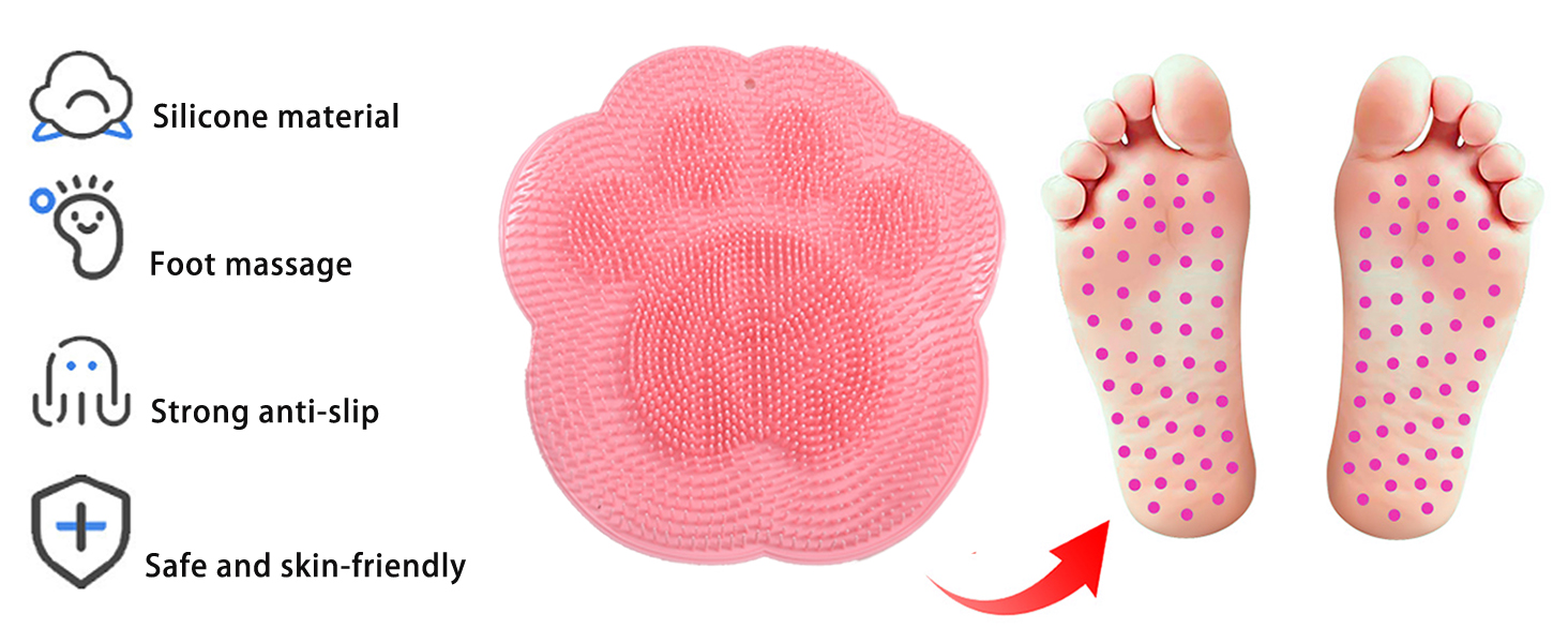 foot scrubber in shower,foot scrubber in shower